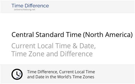CST to PST – Convert Central Standard Time (North America) to .